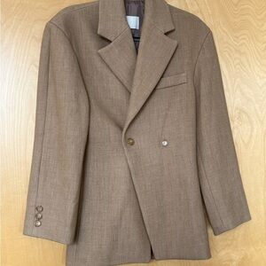 Tan Oversized Blazer
